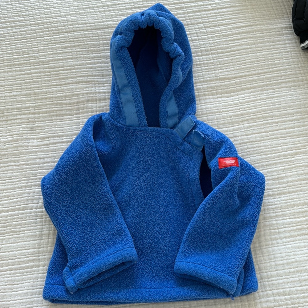 Blue Kids Fleece Hoodie